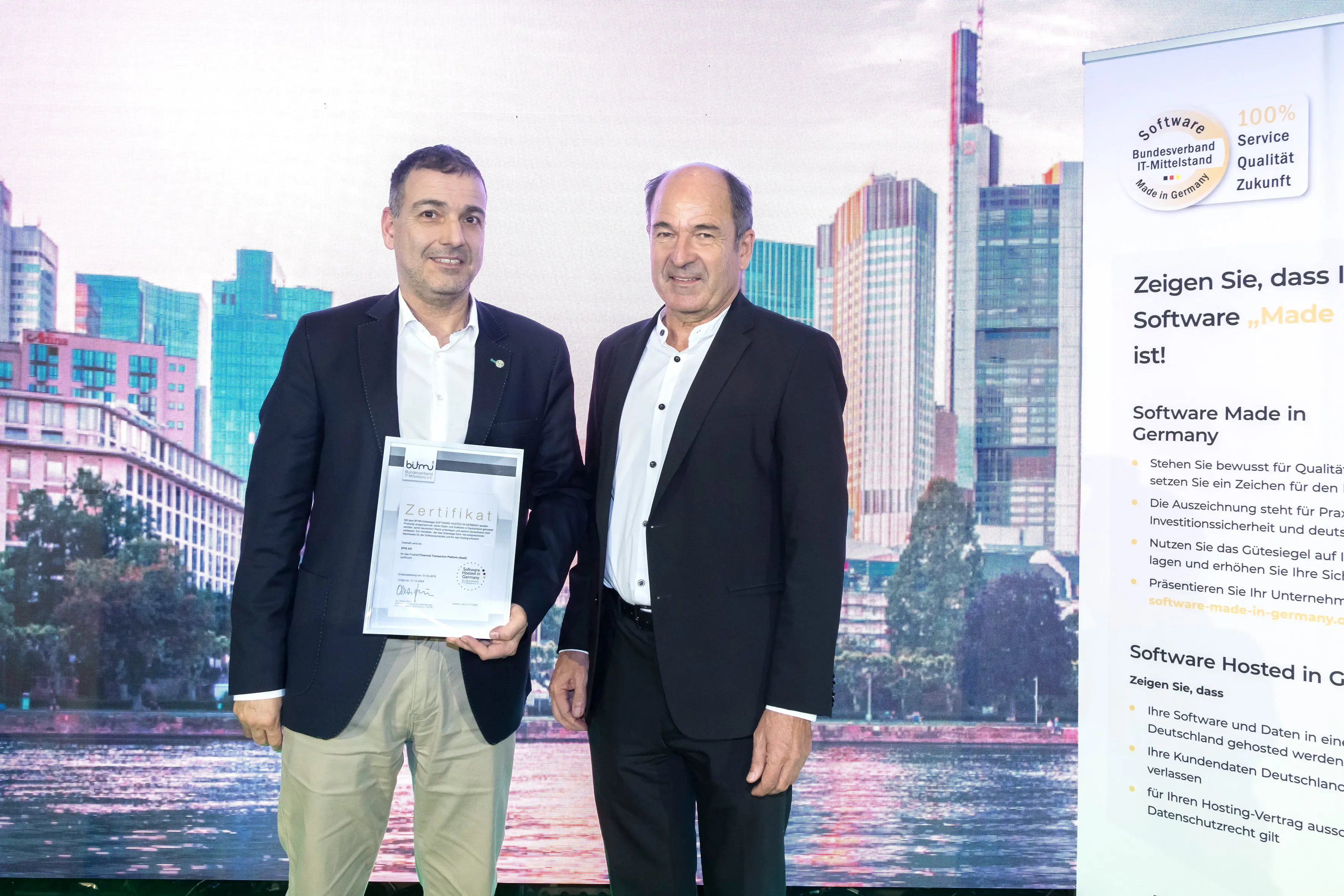 Gütesiegel „Software Hosted in Germany“ erneut erhalten